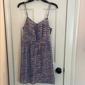 Madewell, Blue/Pink, Sundress, Size 4, Elastic Waist
